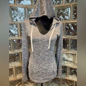 Miss Chievous Lightweight Heather Grey Hoodie Women’s Size Small